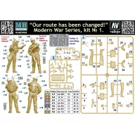   Master Box Our route has been changed! Modern War Series, kit No.1 1:24 (MB24068)