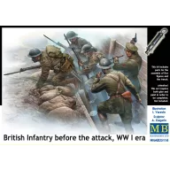   Master Box British infantry before attack,WWI era 1:35 (MB35114)