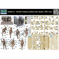   Master Box British infantry before attack,WWI era 1:35 (MB35114)