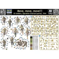   Master Box U.S. soldiers,Operation Overlord peri944 1:35 (MB35130)