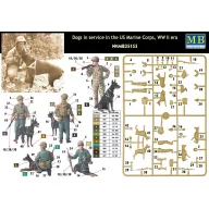 Master Box Dogs in service in US Marine Corps 1:35 (MB35155)
