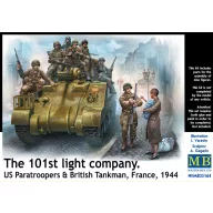   Master Box 101th light company.US paratroopers and British tankmen 1:35 (MB35164)