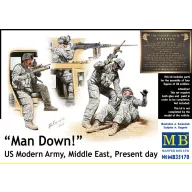   Master Box Man Down! U.S. Modern Army,Middle east 1:35 (MB35170)