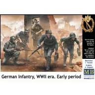   Master Box German infantry,WWII era. Early period 1:35 (MB35177)