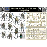   Master Box German infantry,WWII era. Early period 1:35 (MB35177)