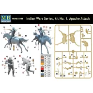   Master Box Apache Attack,Indian Wars Series,kit No1 1:35 (MB35188)