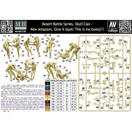   Master Box Desert Battle Series. Skull Clan-New Amazons 1:35 (MB35202)