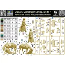 Master Box Outlow. Gunslinger series Kit No.1. Marshal Tom Tucker,Molly a.RebeccaHanson 1:35 (MB35203)