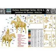   Master Box Outlow. Gunslinger series. Kit No.2. Gentleman Jim Jameson - Hired Gun 1:35 (MB35204)