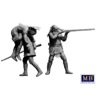   Master Box Wounded brother. Indian Wars series, XVIII century. Kit No. 2 1:35 (35210)
