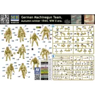   Master Box German Machinegun Team. Autumn-winter 1944. WWII era 1:35 (MB35220)