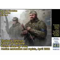   Master Box Russian-Ukrai Warseri,Kit No4.Territ DefForc Ukrai.Bucha cle-up mara rapiApr22 1:35 (MB35226)