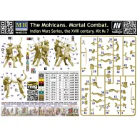   Master Box The Mohicans. Mortal Combat. Indian Wars Series, the XVIII century. Kit No 7 1:35 (MB35236)