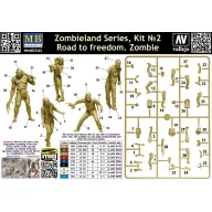  Master Box Zombieland Series, Kit No. 2. Road to freedom. Zombie 1:35 (35242)