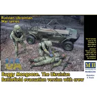   Master Box Russian-Ukrainian War Series. Buggy Mongoose. The Ukrainian Battlefield evacuation version with crew 1:35 (35246)