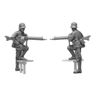   Master Box German Infantrymen before the attack. WWI era. Achtung, Panzer! 1:35 (35256)