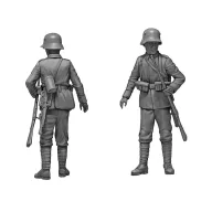   Master Box German Infantrymen before the attack. WWI era. Achtung, Panzer! 1:35 (35256)