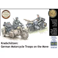   Master Box Kradschutzen: Ger. motorcycle troops 1:35 (MB3548F)