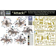   Master Box 8th Pennsylv. cavalry,Battle o.Chancello 1:35 (MB3550)