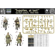 Master Box Supplies! german soldiers 2 figs 1:35 (3553)