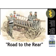 Master Box Road to the rear 5 figs + cart 1:35 (MB3558)