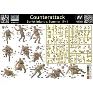   Master Box Counterattack, Soviet infantry, 1941 1:35 (MB3563)