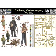 Master Box Civilians, Western region, WWII era 1:35 (MB3567)
