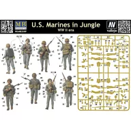 Master Box U.S. Marines in jungle, WWII era 1:35 (MB3589)