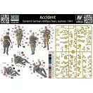 Master Box Accident. Soviet & German military men, 1:32 (MB3590)