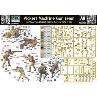   Master Box Vickers machine-gun crew, Desert battle 1:35 (MB3597)