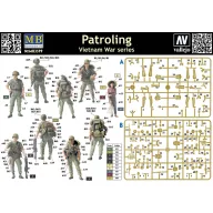 Master Box Patroling, Vietnam 1:35 (MB3599)