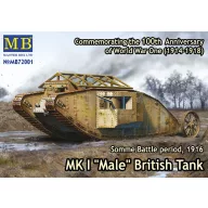   Master Box Mk I MaleBritish tank,Somme battle1916 1:72 (72001)