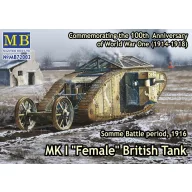   Master Box Mk IFemaleBritish tank,Somme battle 1916 1:72 (72002)
