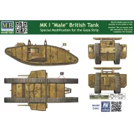   Master Box MK I Male British tank,Special modificat 1:72 (72003)