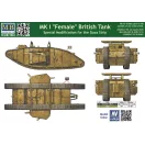 Master Box Mk I Female British tank,Specila modific 1:72 (72004)