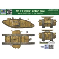   Master Box Mk I Female British tank,Specila modific 1:72 (72004)