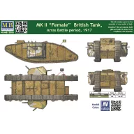   Master Box Mk II Female British tank.Arras Battle 1:72 (72006)