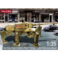   Modelcollect German High mobility Mech , sinper with 105mm/L68 gun 1:35 (UA35006)