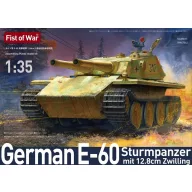   Modelcollect Fist of war, WWII German E-60 heavy tank with twin 1:35 (UA35011)