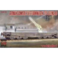   Modelcollect Germany Schwere Plattformwagen type ssyms 80 1:72 (UA72043)