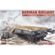   Modelcollect German Railway Schwerer Plattformwagen Type ssys 1+1 pack 1:72 (UA72086)