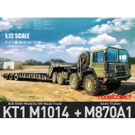   Modelcollect German MAN KAT1M1014 8*8 HIGH-Mobility off-road truck with M870A1 semi-trailer 1:72 (UA72341)