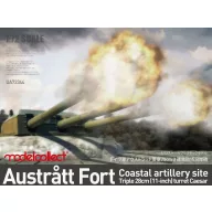   Modelcollect Austratt fort coastal artillery site triple 28cm turret Caesar 1:72 (UA72344)