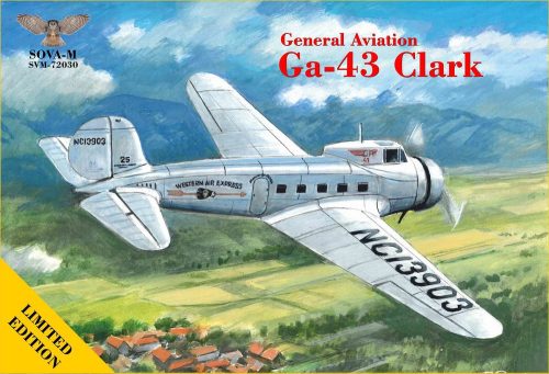 Modelsvit GA-43Clark airliner (in Western Air Express service) 1:72 (SVM-72030)