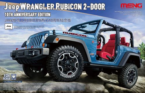 Meng Jeep Wrangler Rubicon 2-Door 10th Anniversary Edition 1:24 (CS-003)