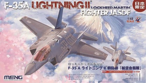 Meng Lockheed Martin F-35A Lightning II Fight JASDF,Achtung-Anleitung nur japanisch 1:48 (LS-008)