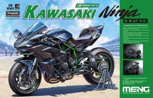 Meng Kawasaki Ninja H2R (Pre-colored Edition) 1:9 (MT-001s)