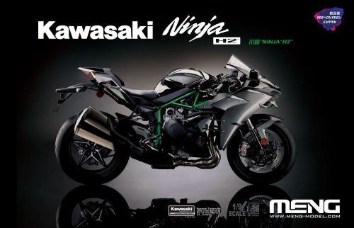 Meng Kawasaki Ninja H2 (Pre-colored Edition) 1:9 (MT-002s)