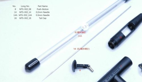 Meng Needle 0,3mm -YUN MO 0.2/0.3mm HIGH PRECISION AIRBRUSH  (MTS-002_14A)