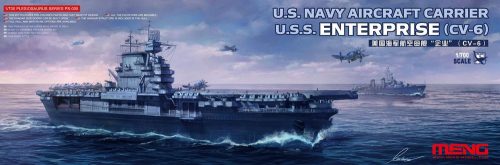 Meng U.S. Navy Aircraft Carrier U.S.S. Enterprise (CV-6) 1:700 (PS-005)